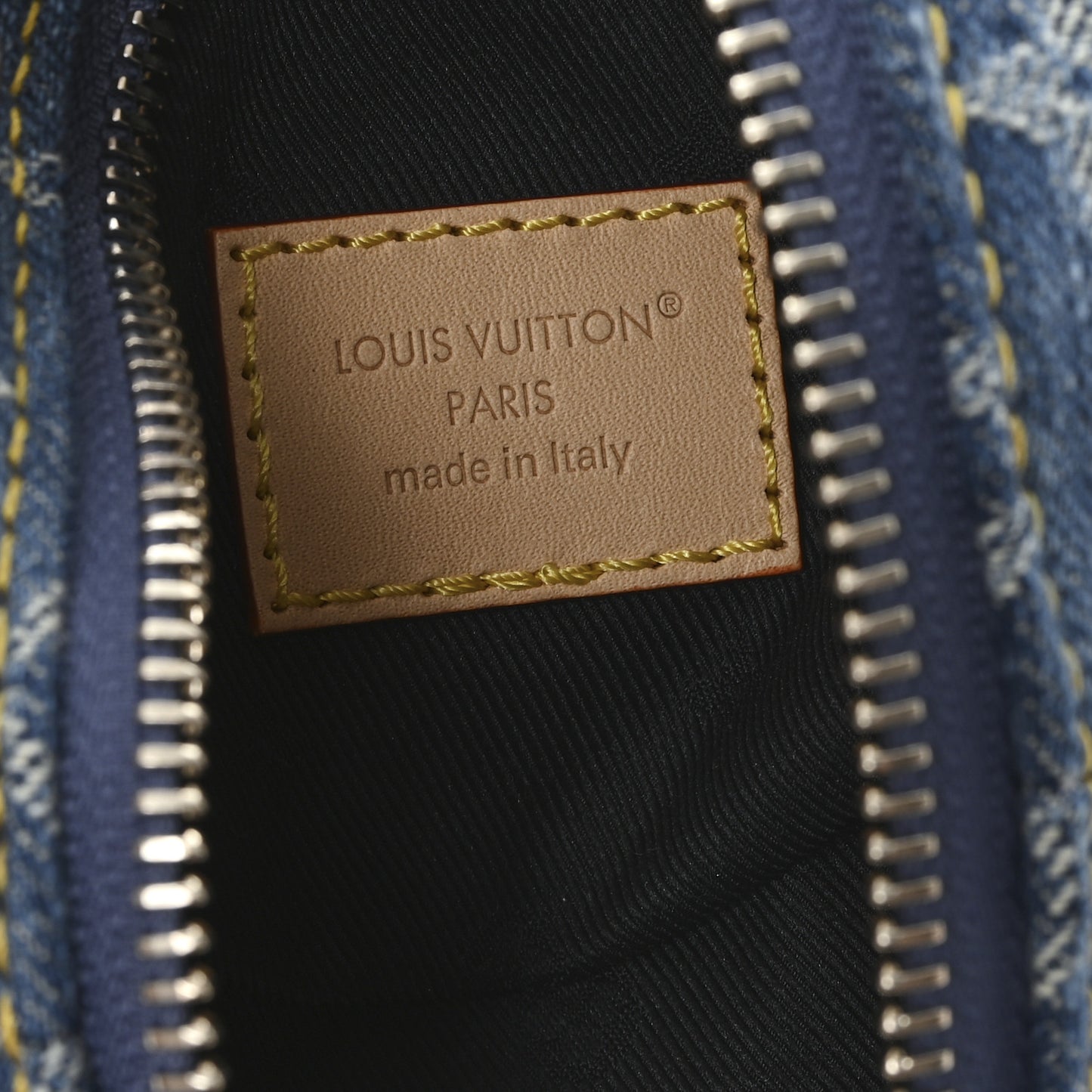 Denim Shearling Ski Vivienne Backpack Washed Jeans