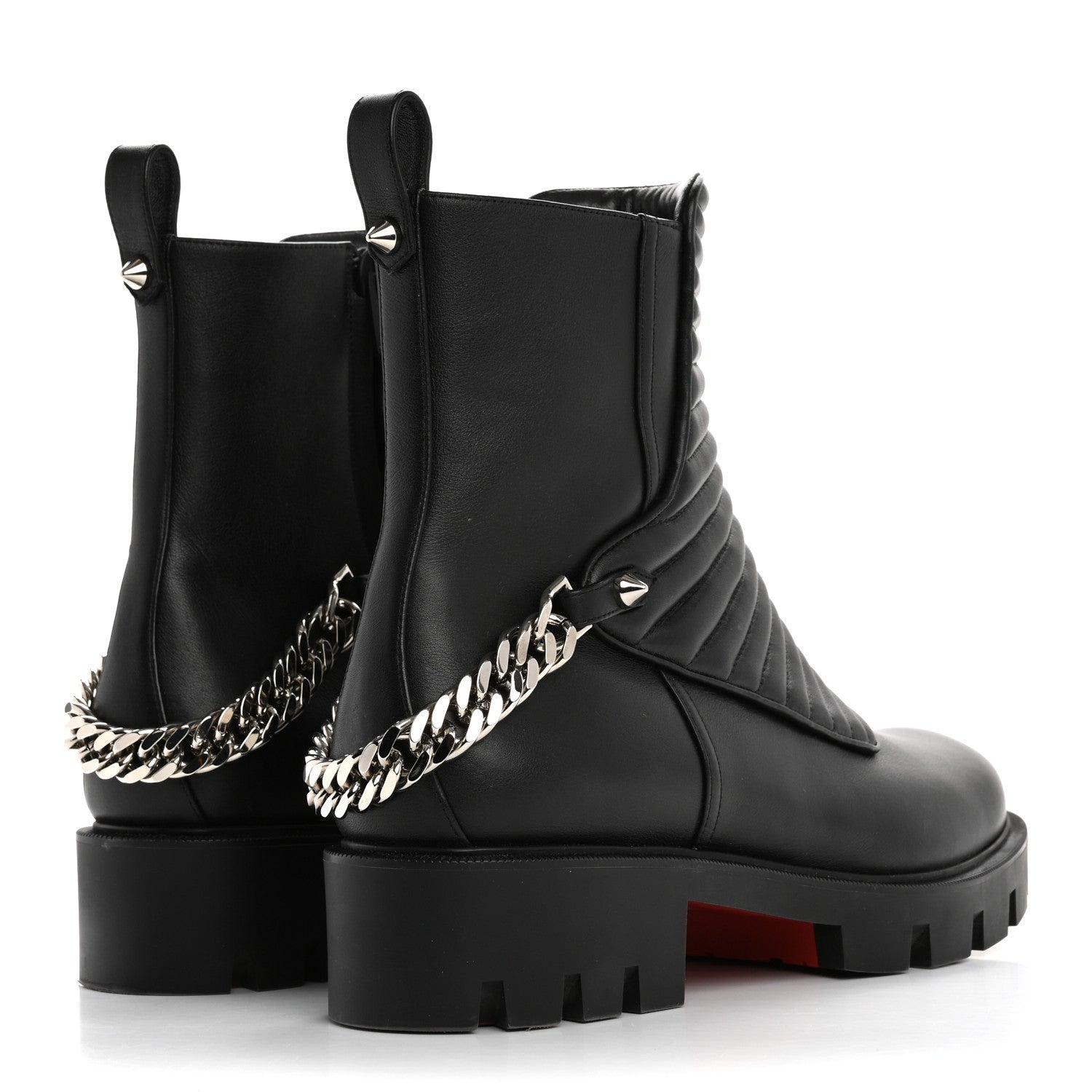 Christian Louboutin Calfskin Maddic MaxBoots 39 Black 5 of 8