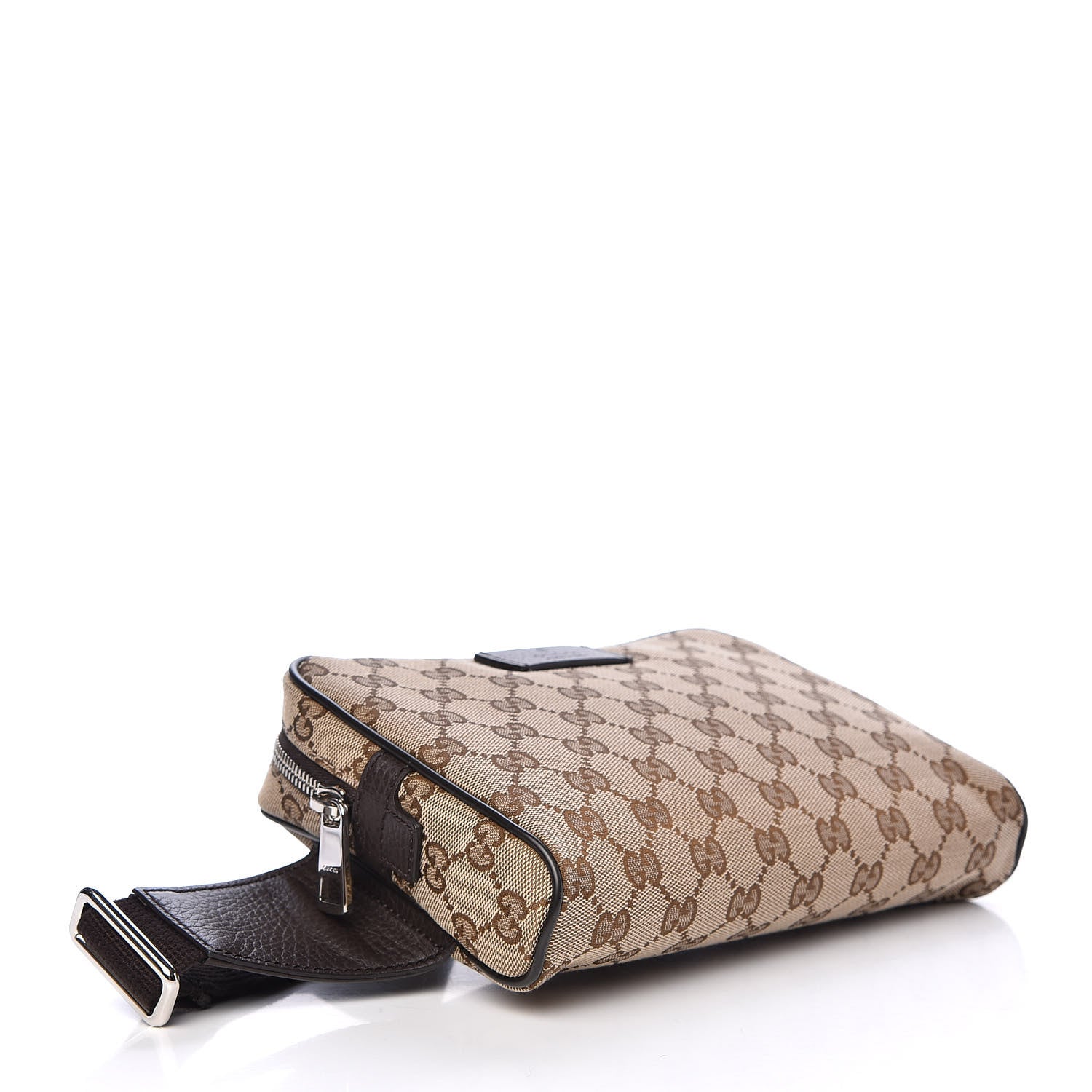 Gucci Monogram Belt Bag Dark Brown 4 of 10