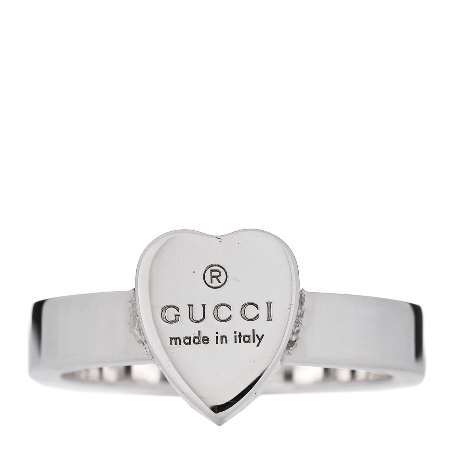 Sterling Silver Trademark Heart Ring 55 7.25