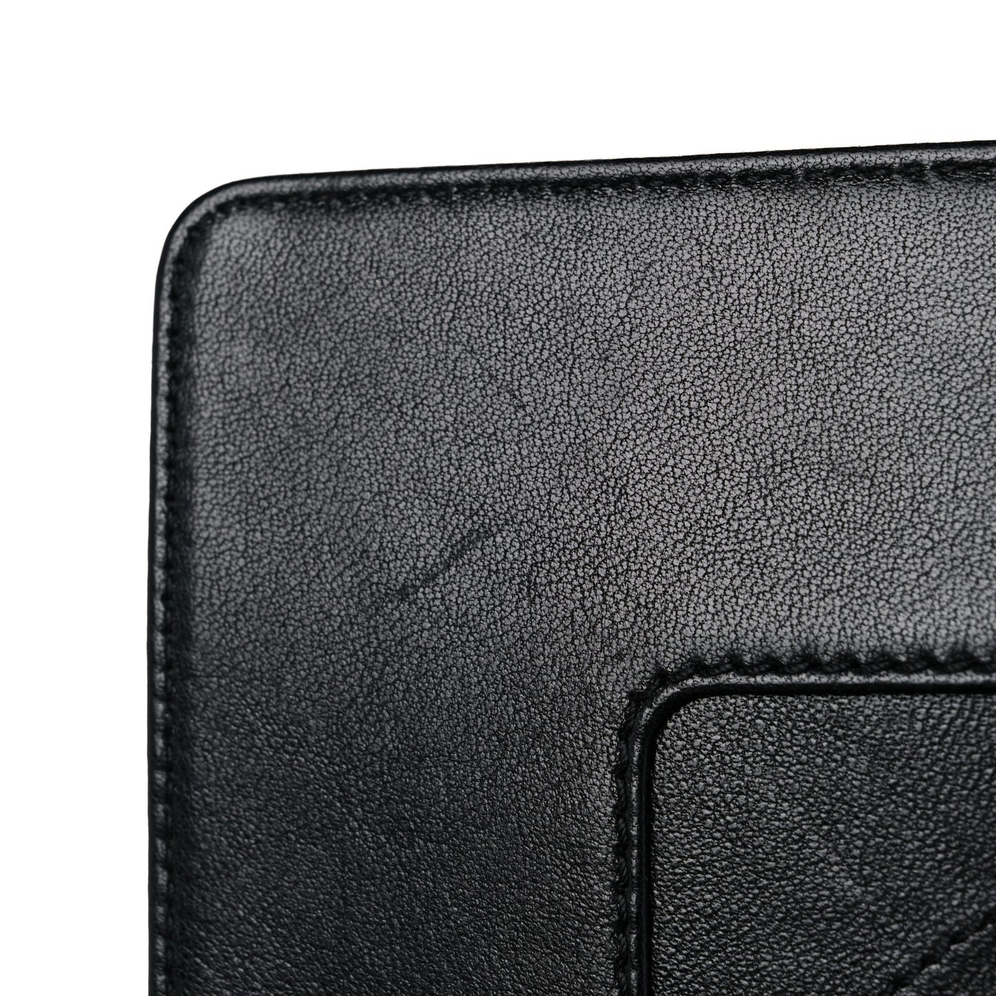 Sheepskin Quilted Medium Vintage Mademoiselle Flap Black