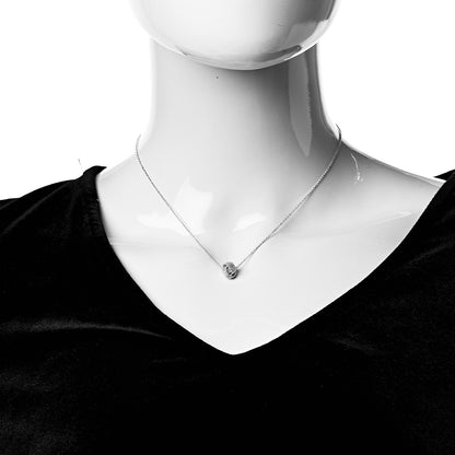 Tiffany Sterling Silver Twist Knot Pendant Necklace 2 of 7