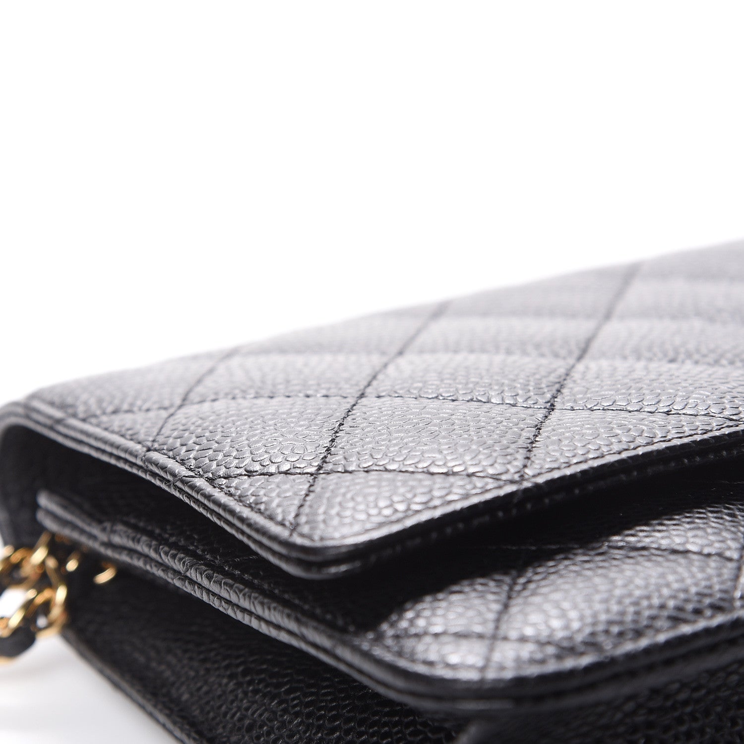 Chanel Caviar Quilted Wallet On Chain WOC Black 13 of 15