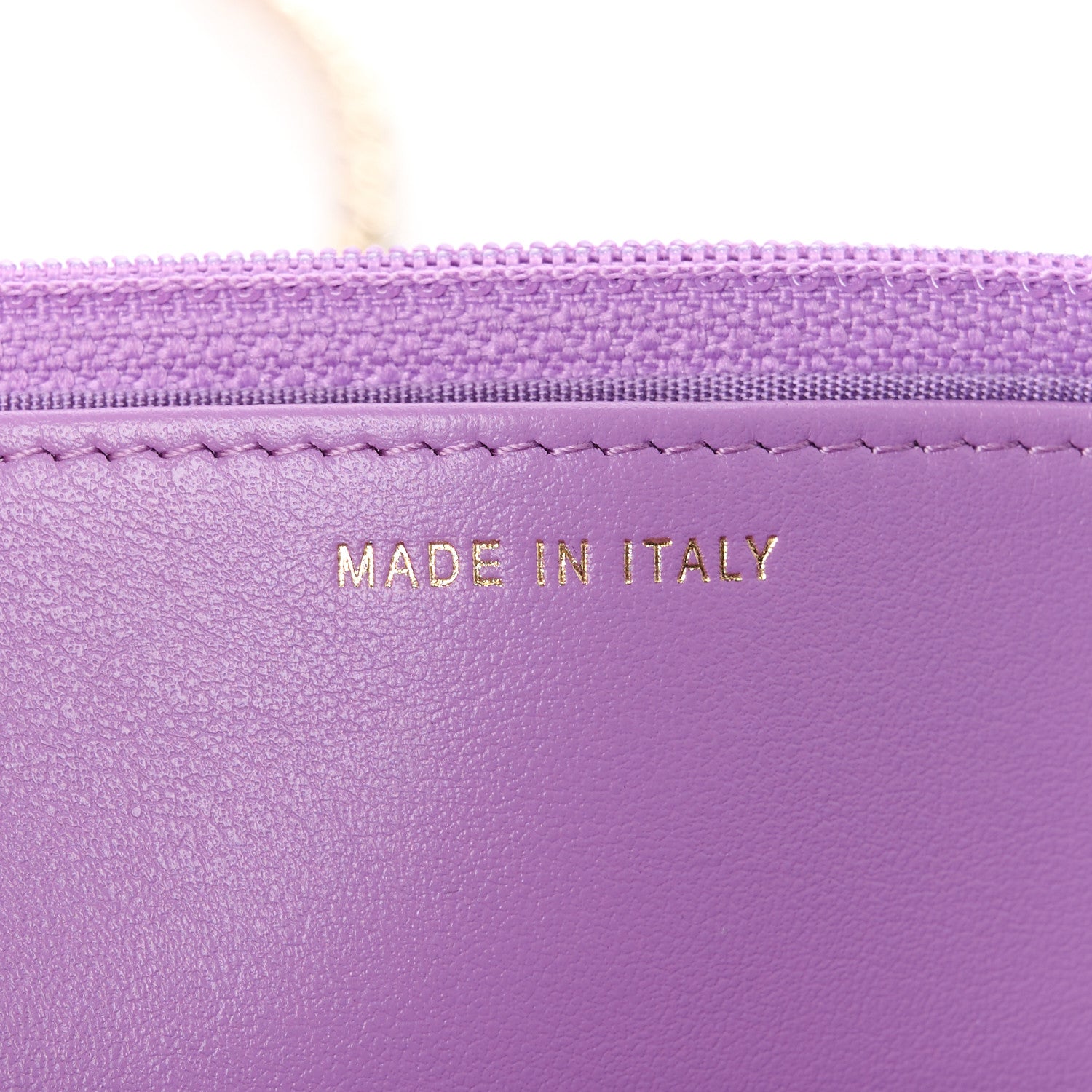Chanel Caviar Quilted Boy Wallet On Chain WOC Purple 7 of 12