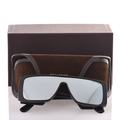 Tom Ford Square Atticus Sunglasses TF710 Black Smoke 8 of 8