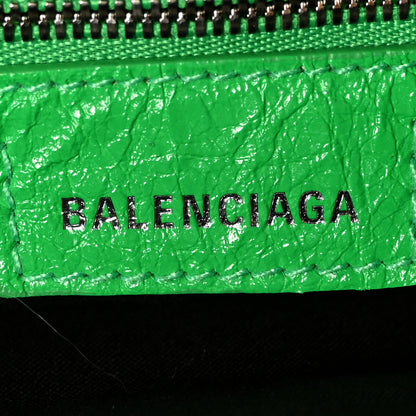 Balenciaga Agneau Arena Small Le Cagole Shoulder Bag Vivid Green 6 of 10