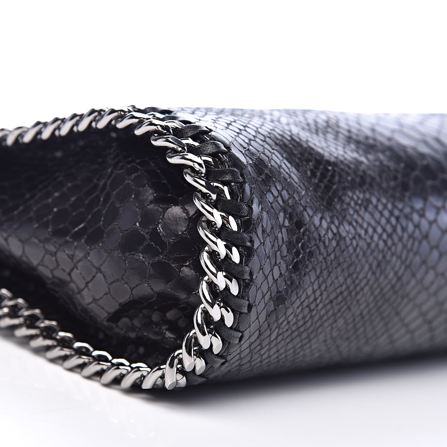 Stella McCartney Eco Python Mini Falabella Tote Black 7 of 9