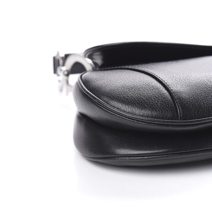 Christian Dior Calfskin Saddle Bag Black 8 of 10