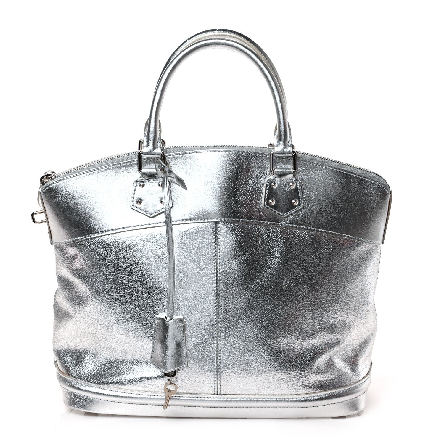 Louis Vuitton Suhali Lockit MM Silver 1 of 8
