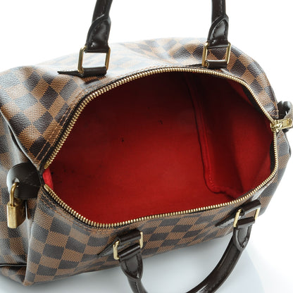 Louis Vuitton Damier Ebene Speedy 30 5 of 10