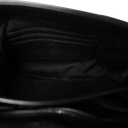 Saint Laurent Calfskin Y Quilted Monogram Monochrome Toy Loulou Crossbody Bag Black 5 of 10