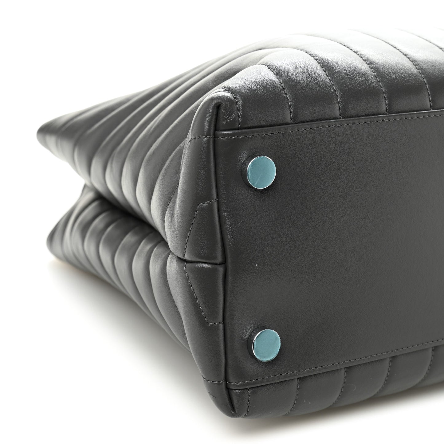 Calfskin Y Quilted Monogram Large Loulou Shopper Storm