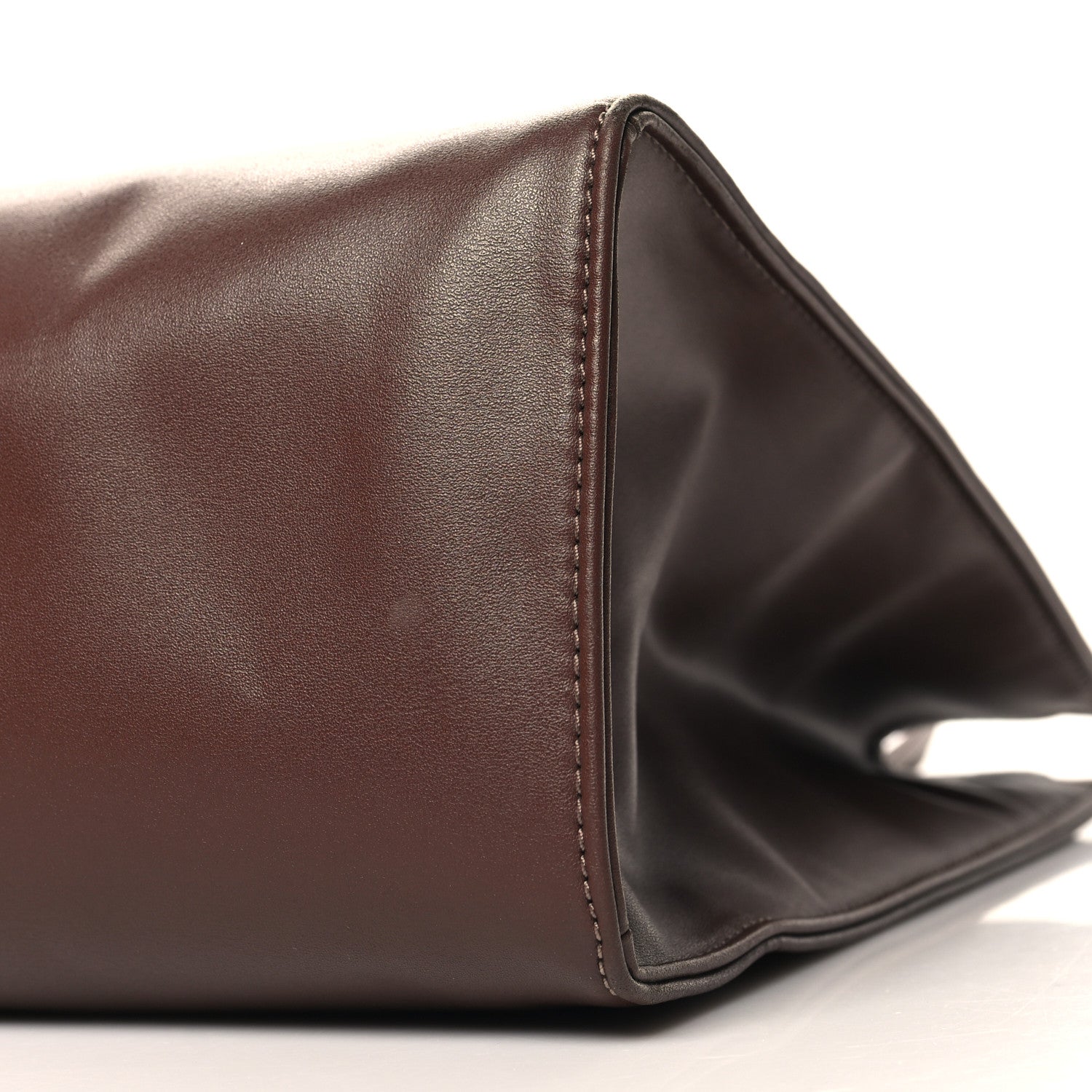 Telfar Vegan Leather Medium Shopping Bag Chocolate 9 of 9