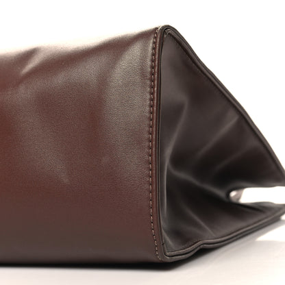 Telfar Vegan Leather Medium Shopping Bag Chocolate 9 of 9