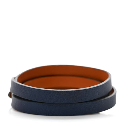 Hermes Swift 3MM Hapi Triple Tour Wrap Bracelet 3 of 6