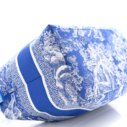 Christian Dior Technical Fabric Toile De Jouy DiorTravel Nomad Pouch Fluorescent Blue 9 of 11