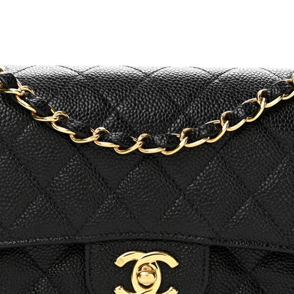 Chanel Caviar Quilted Small Double Flap Black 8 of 12