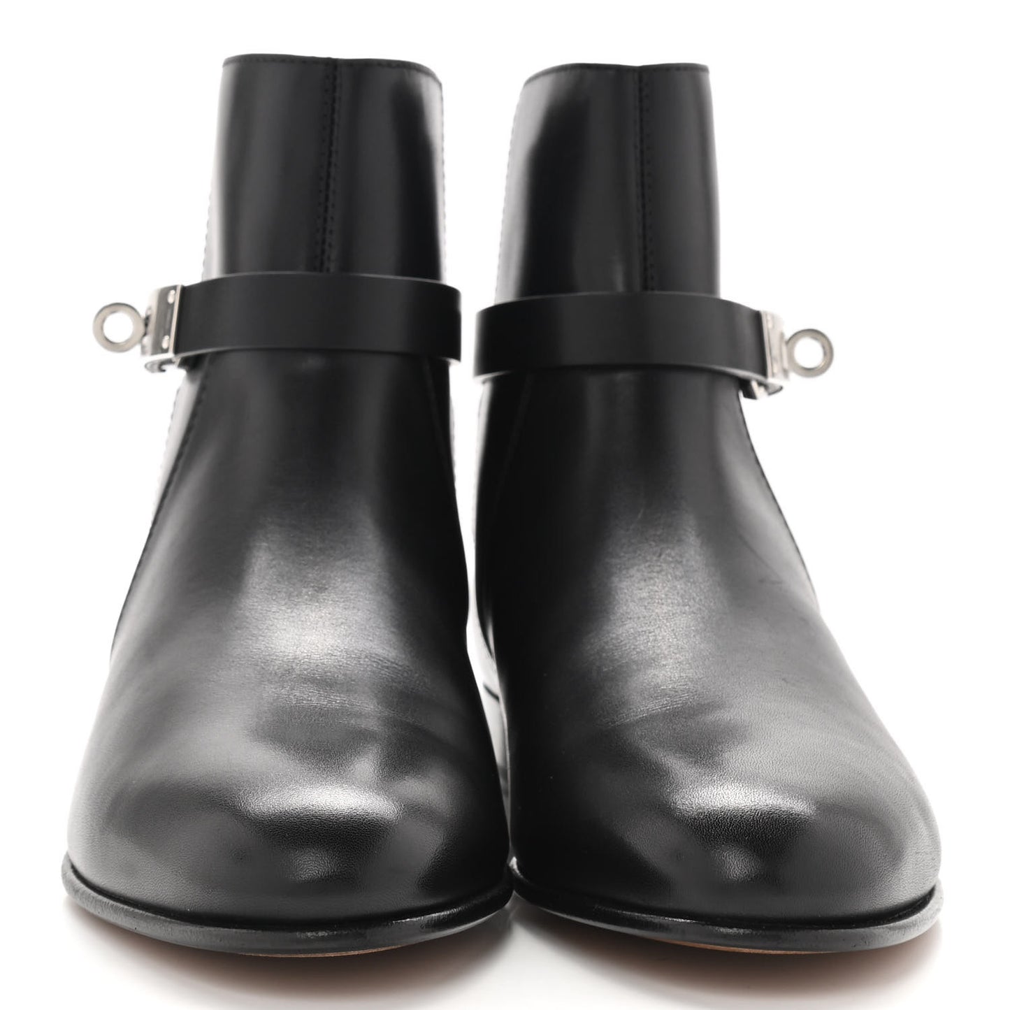 Calfskin Neo Low Boots 37.5 Black