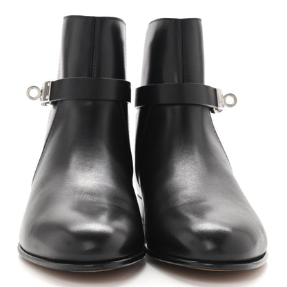 Hermes Calfskin Neo Low Boots 37.5 Black 2 of 8