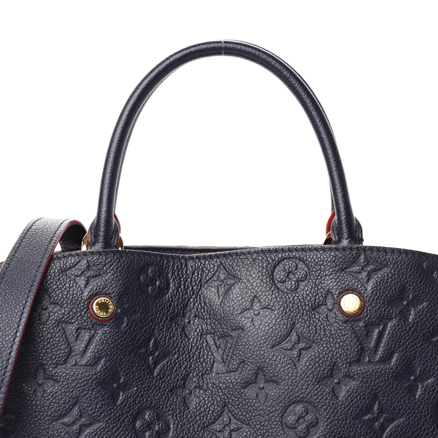 Empreinte Montaigne MM Marine Rouge