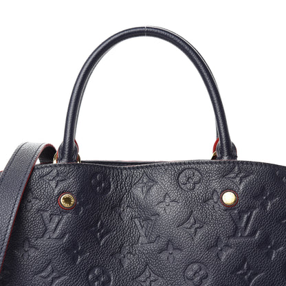 Louis Vuitton Empreinte Montaigne MM Marine Rouge 10 of 10