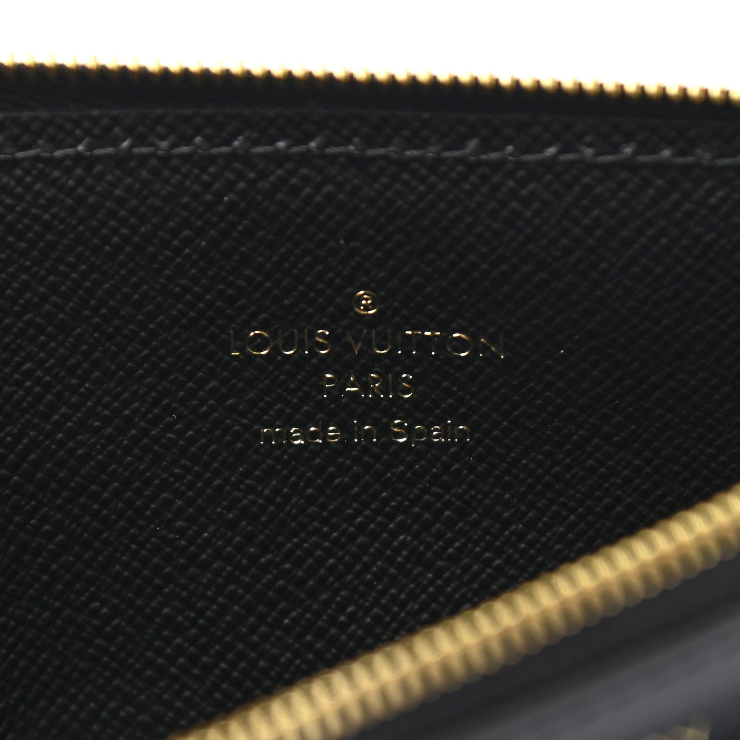 Monogram Slim Purse Black