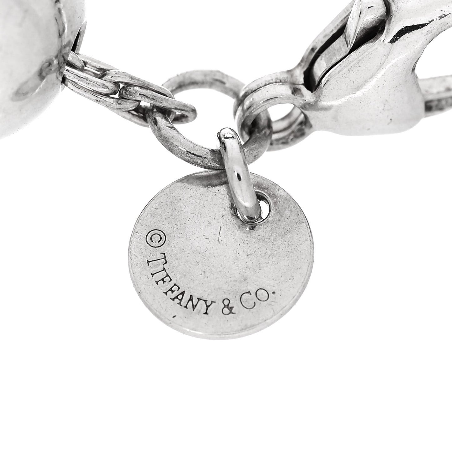 Sterling Silver 10mm Hardwear Ball Bracelet