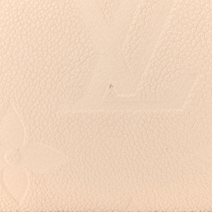 Louis Vuitton Empreinte Monogram Giant Neverfull MM Pochette Cream 7 of 8
