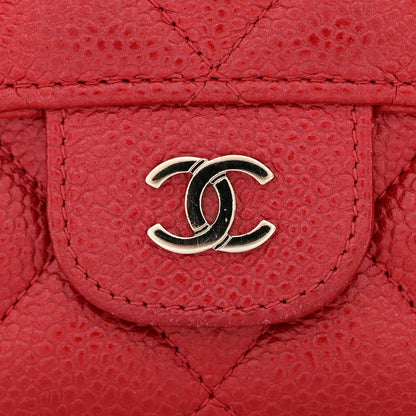 Chanel Caviar Quilted Large Flap Wallet Red 12 of 12