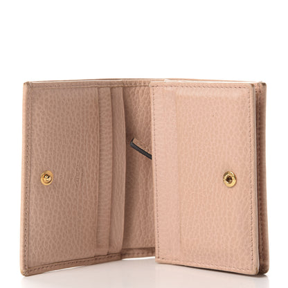 Gucci Dollar Calfskin GG Marmont Card Case Perfect Pink 5 of 12