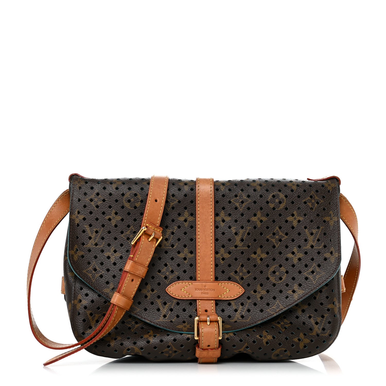 Louis Vuitton Monogram SC Flore Saumur Teal 1 of 17