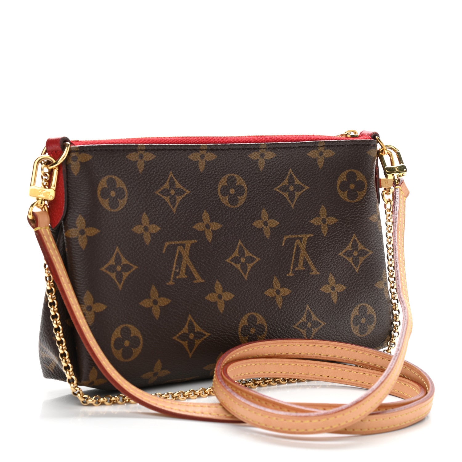 Louis Vuitton Monogram Pallas Clutch Cherry 3 of 12