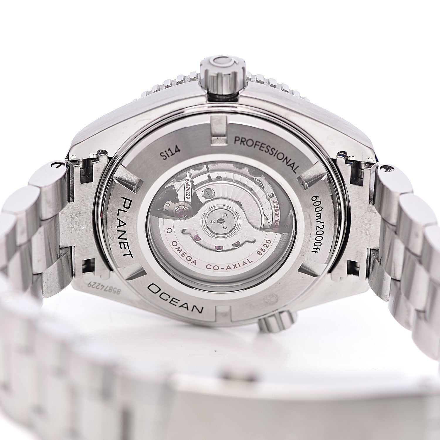 Omega Stainless Steel 37mm Seamaster Planet Ocean Automatic Watch White 232.30.38.20.04.001 5 of 7