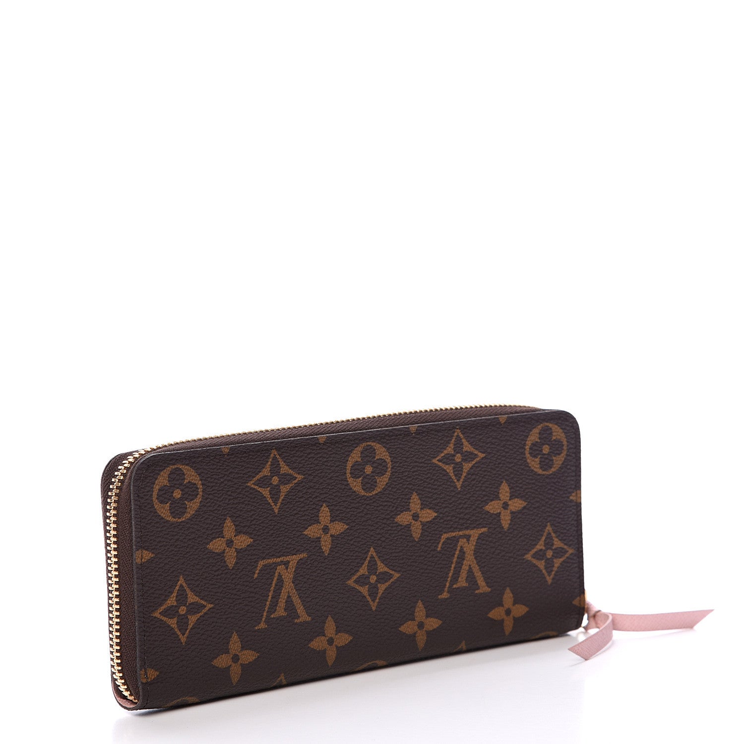 Louis Vuitton Monogram Clemence Wallet Rose Ballerine 2 of 7