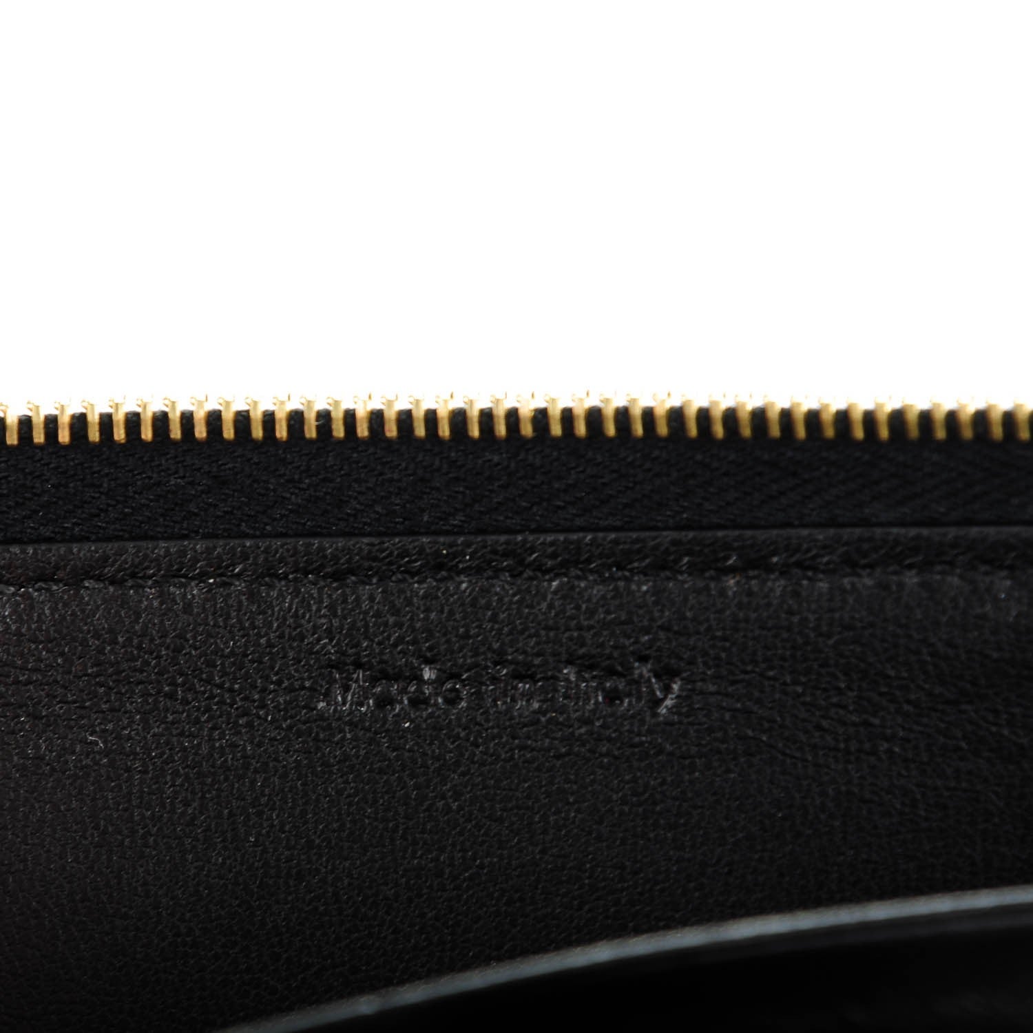 Celine Spazzolato Calfskin Large Zip Around Multifunction Wallet Yellow 6 of 8