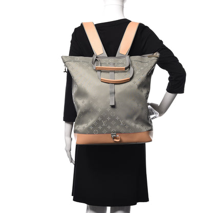Louis Vuitton Monogram Titanium Backpack Tote 3 of 8