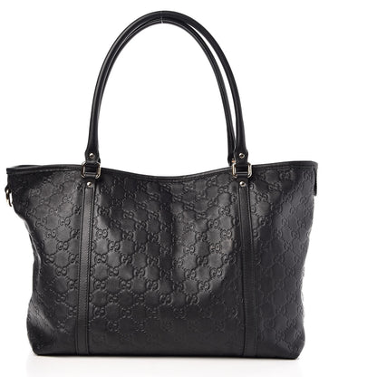 Gucci Guccissima Vitello Tender Medium Joy Tote Black 1 of 10