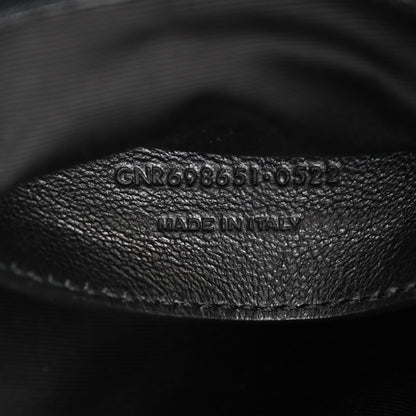 Saint Laurent Lambskin Quilted Maxi Icare Shopping Tote Black 10 of 13