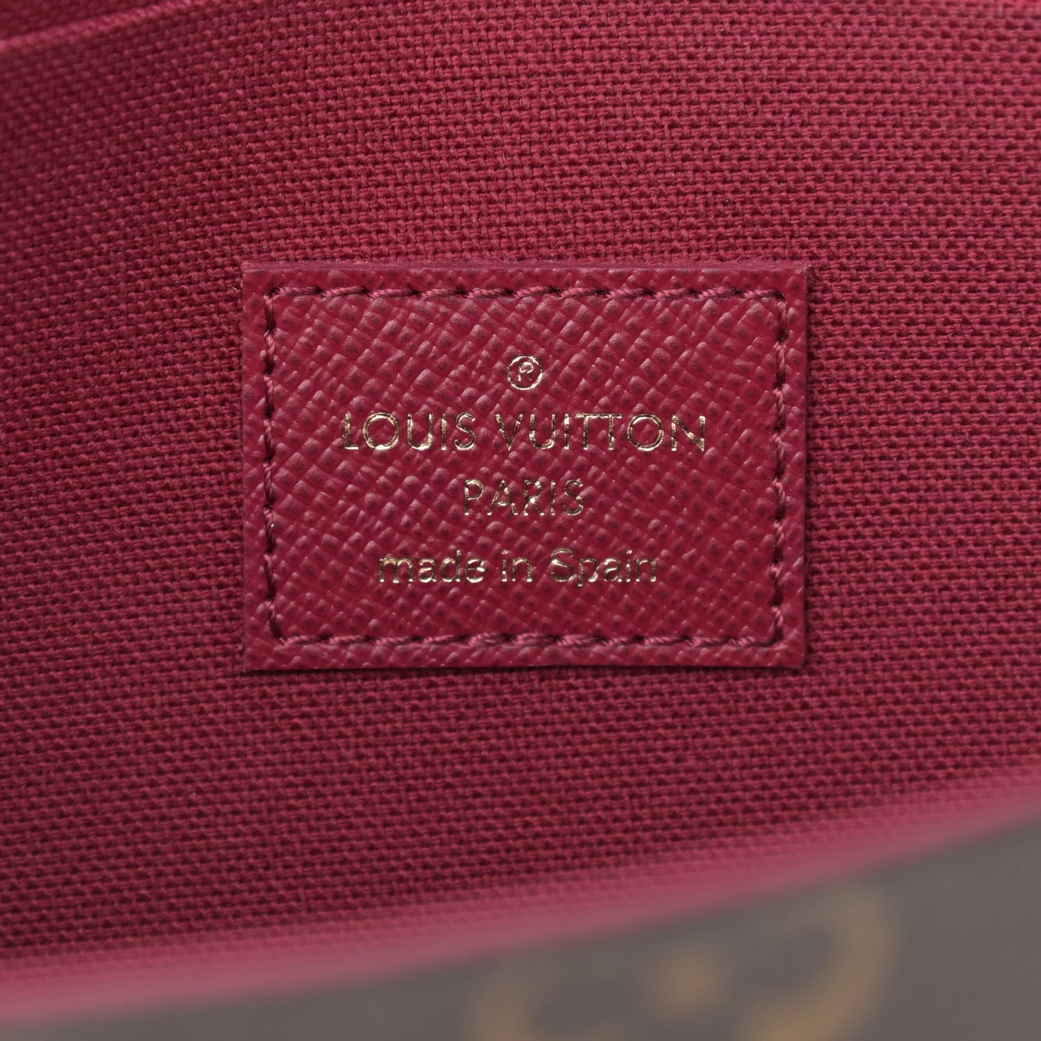 Louis Vuitton Monogram Pochette Felicie Chain Wallet Fuchsia 7 of 12
