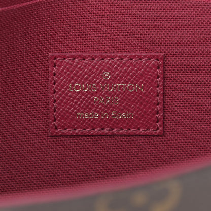 Louis Vuitton Monogram Pochette Felicie Chain Wallet Fuchsia 7 of 12