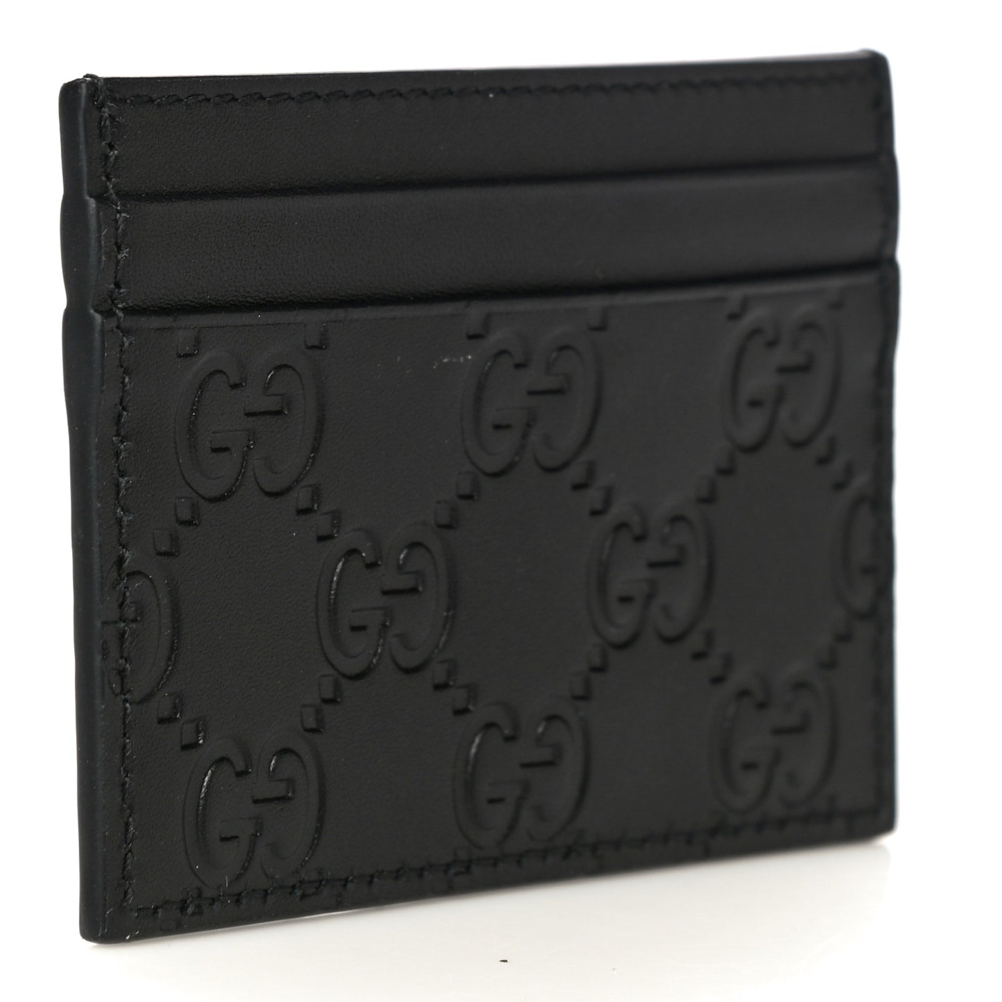 Guccissima Card Holder Black