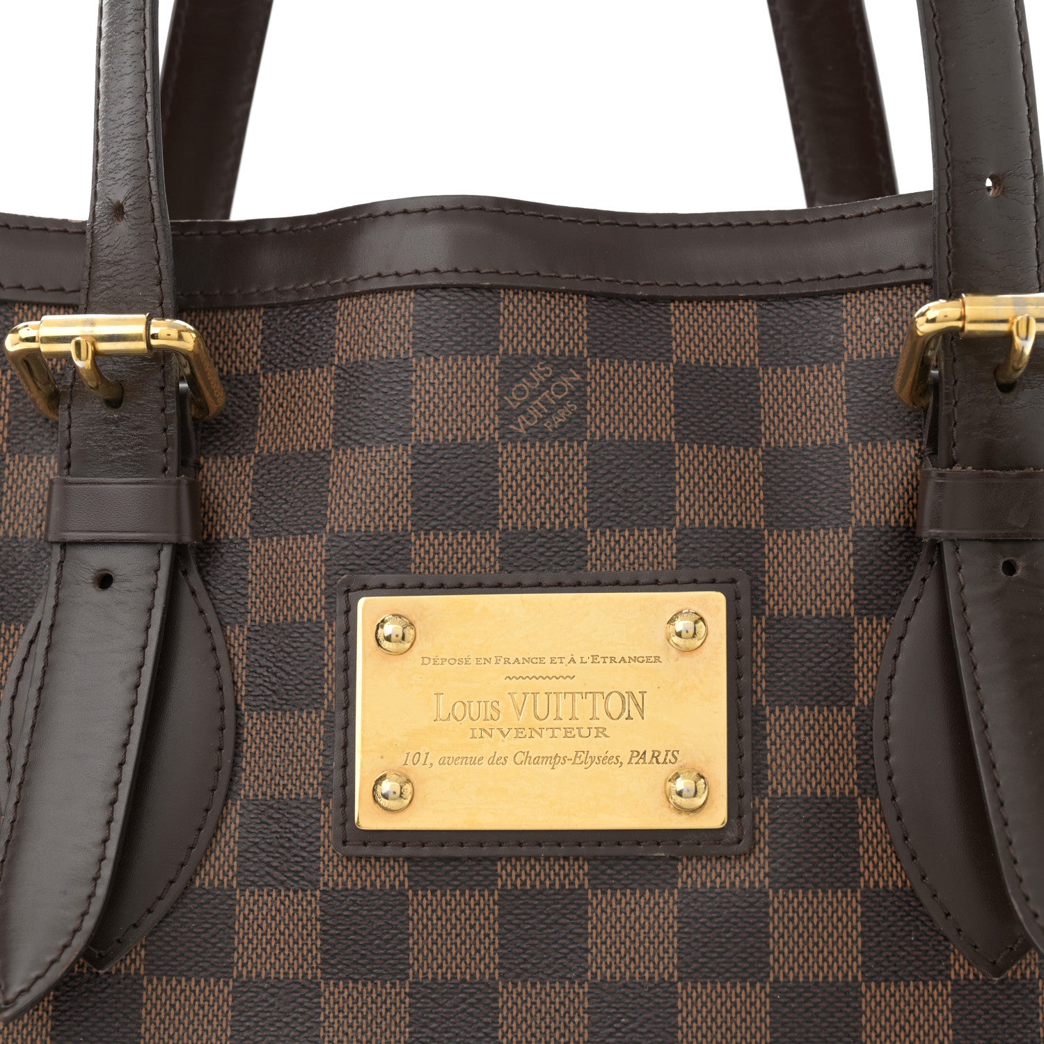 Louis Vuitton Damier Ebene Hampstead MM 7 of 15