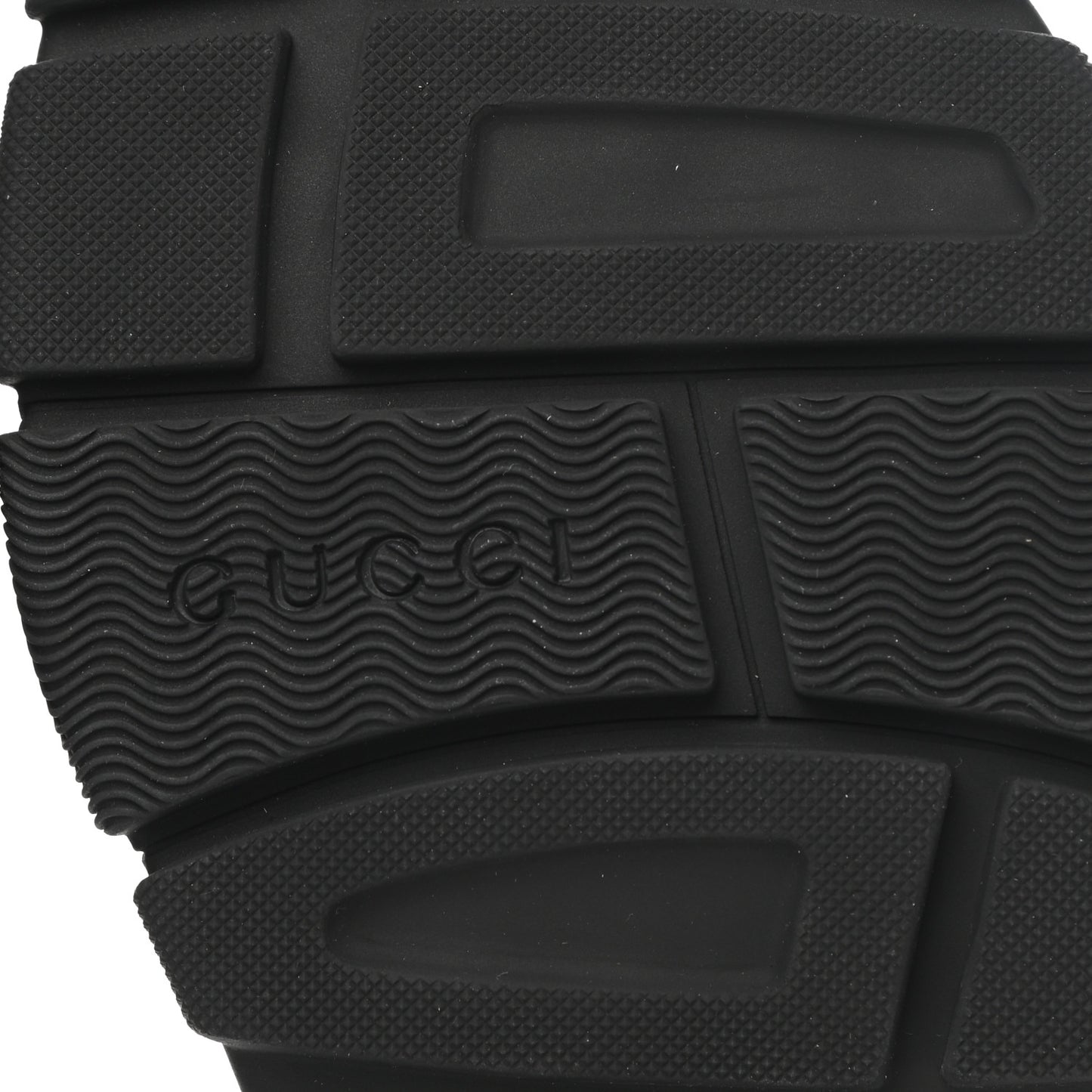 Nappa Grosgrain Logo Mens Velcro Chunky Slide Sandals 10 Black