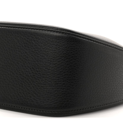 Valentino Garavani Grainy Calfskin Small Vlogo Moon Hobo Bag Black 9 of 9