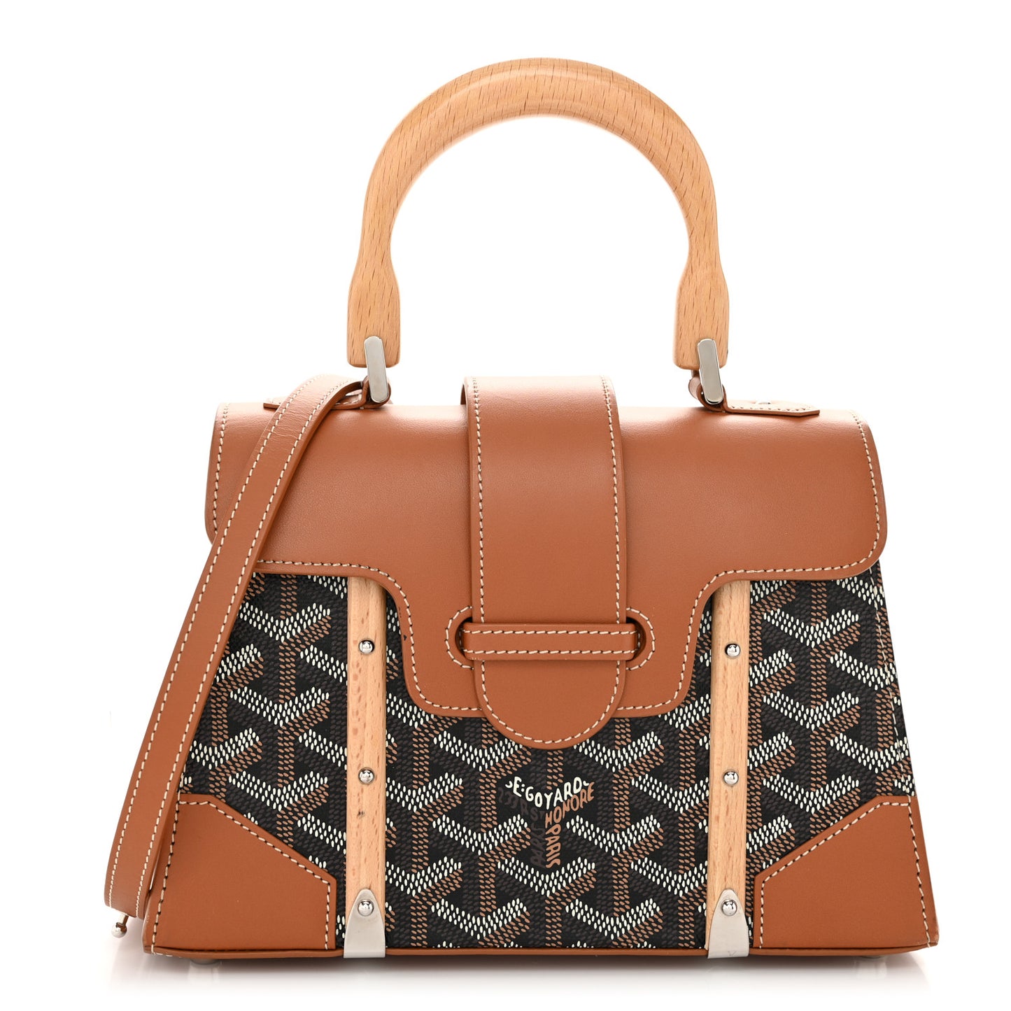 Goyardine Structure Mini Saigon Black Gold