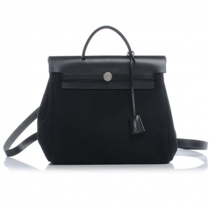 Hermes Toile Herbag Black 3 of 9