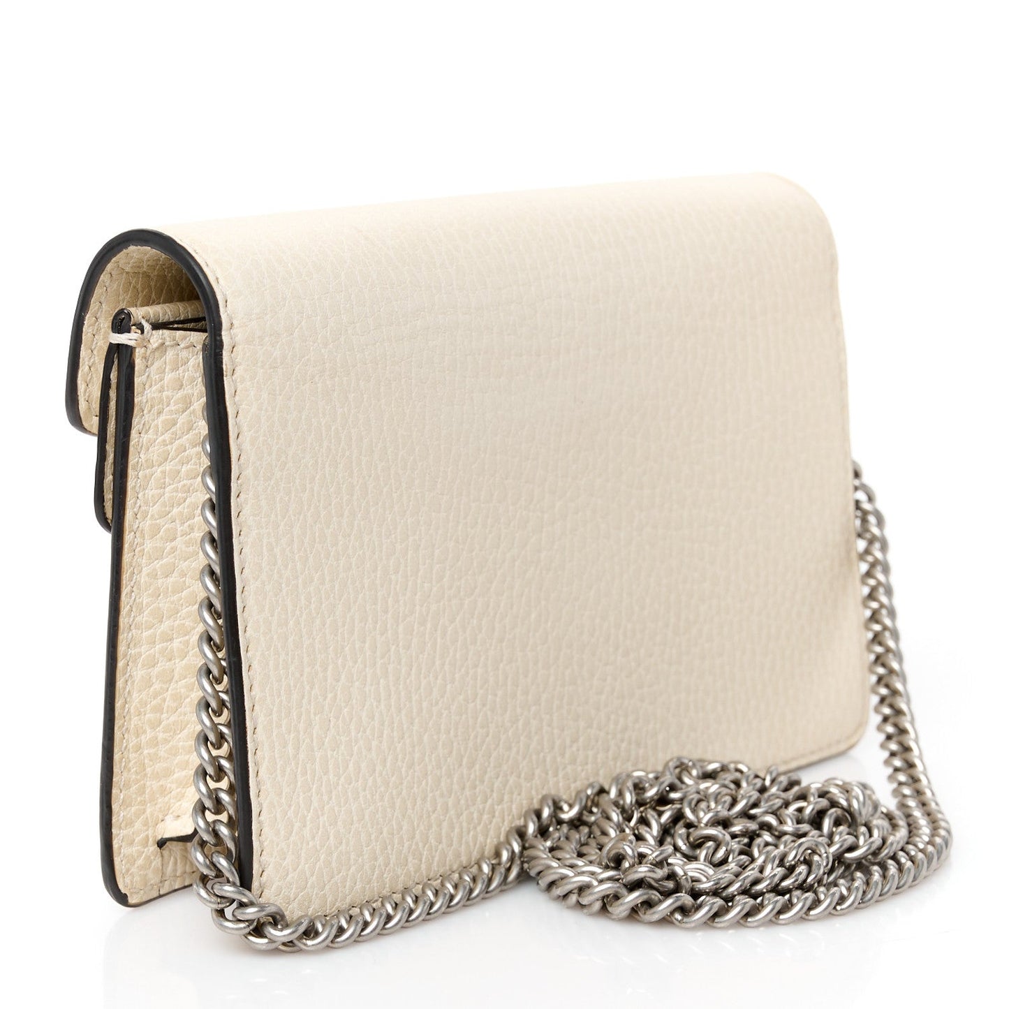 Dollar Calfskin Crystal Super Mini Dionysus Shoulder Bag Mystic White Black Diamond