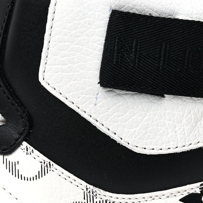 Louis Vuitton Calfskin Monogram Mens Rivoli High Top Sneakers 9.5 Black 9 of 14