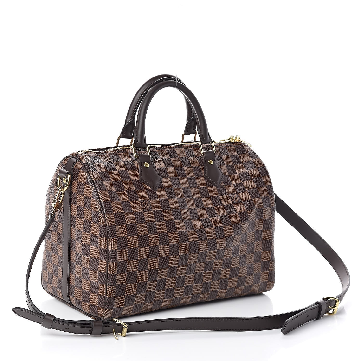 Louis Vuitton Damier Ebene Speedy Bandouliere 30 3 of 10