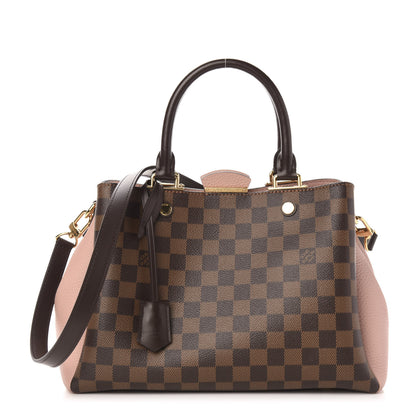 Louis Vuitton Damier Ebene Cuir Taurillon Brittany Magnolia 1 of 12